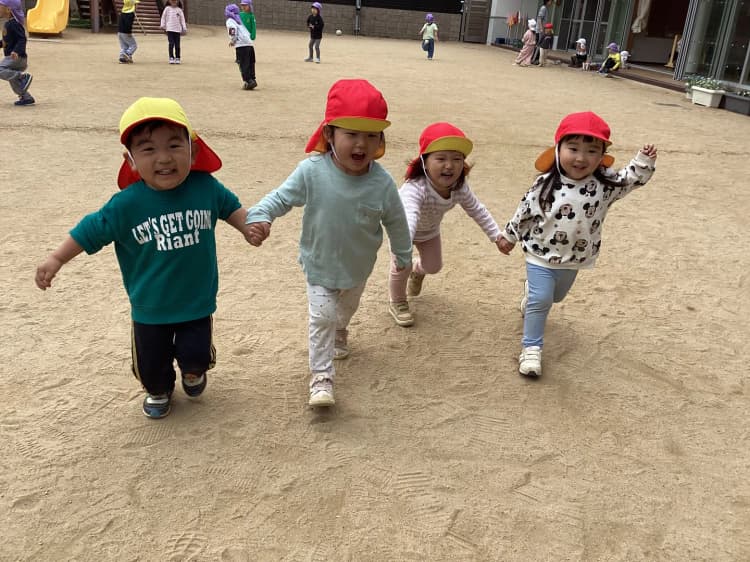 １号認定児登園
登園完了・自由あそび